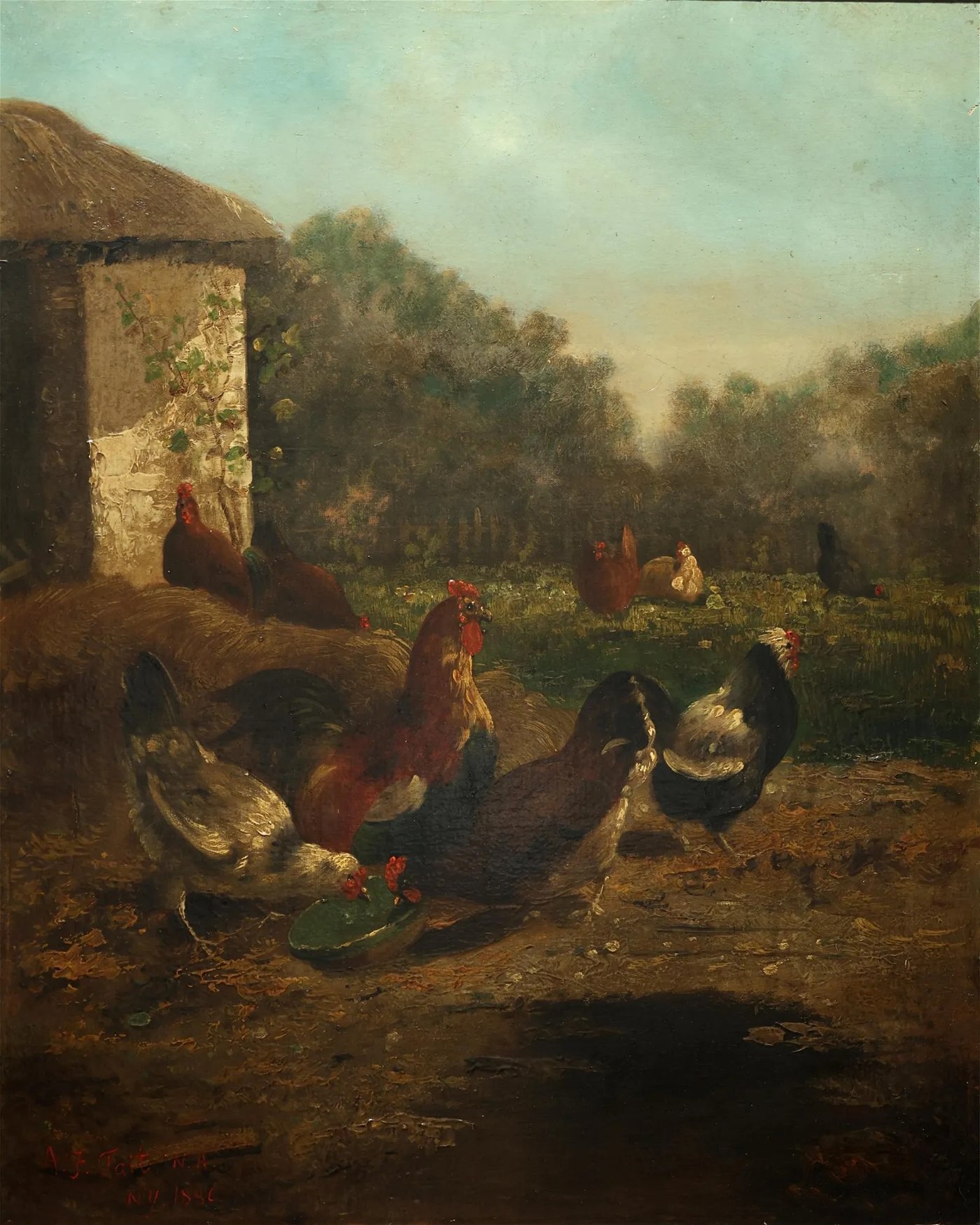 Farmyard Scene - overall view
