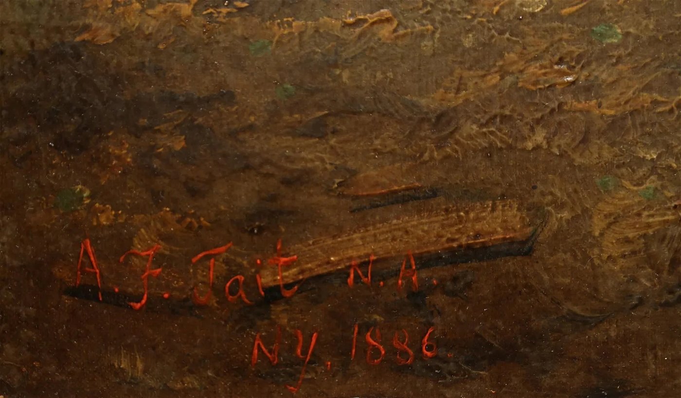 Signature - A.F. Tait N.A. N.Y. 1886